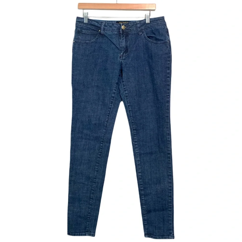 Rocawear Hannah Skinny Leg Jeans Dark Wash Mid Rise Size Juniors 13
